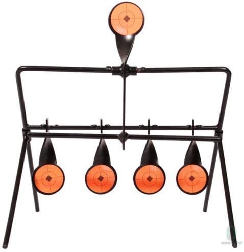 HHH Huntingยฎ Reflex Spinning Ferris Wheel Self Reset Shooting Targets Freestanding Shooting Gallery Set Air Gun Rifle Airgun Hunting Moving Target Shooting Practice