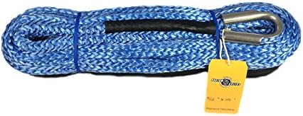 Custom Splice 5/16" x 100' Diamond Winch Rope with Tube Thimble