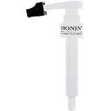 Monin - Syrup Pump, Only Compatible with 750 Milliliters Glass Bottles of Monin Syrup, Tip Cover Included, Approximately ¼ Fl