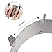J&P Home Stainless Steel Adjustable Round Cake Ring Mold Mousse Mold, 6 Inch to 12 Inch