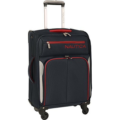 Nautica Ashore Luggage Set, Navy/Silver/Red 11street Malaysia Luggage Set