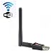 300Mbps 300M USB Wireless Adapter WiFi Lan Network Card IEEE 802.11b/g/n Antenna