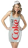 Rasta Imposta Diet Coke Tank Dress, Silver, Adult 4-10