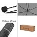 Ke.movan Travel Compact Umbrella Small Mini Umbrella for Backpack, Purse, Pocket - Fits Adults & Kids(Grey)