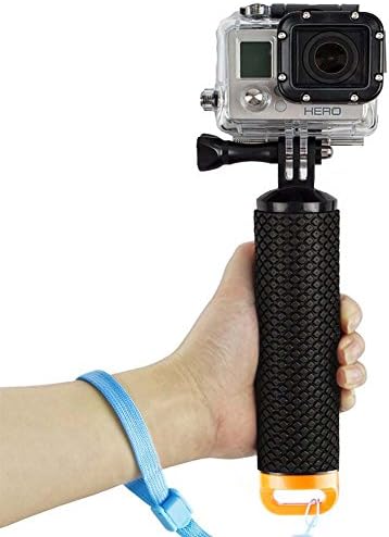 FIRMGE Waterproof Floating Hand Grip, Floating Stick, Floating Pole, Floating Camera, for GoPro Hero5,Black,Session,Hero4,Silver,Session,Hero LCD,3+,3/2/1, and SJ4000/5000/6000/7000 -Yellow