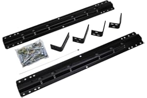 Reese Draw-Tite Fifth Wheel Hitch Mounting System Rail & Bracket Kit, Compatible with Select Chevrolet, Dodge, Ford, GMC, Nissan, RAM, Toyota Vehicles, Black