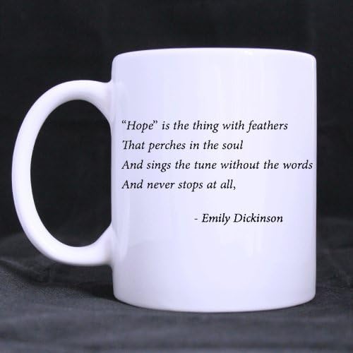 Emily Dickinson Quotes Custom White Mug