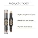 4D Silk Fiber Mascara with Contour Stick,Liquid Long Lasting Waterproof Mascara Black,Smudge Free Lengthening Eyelash For Hypoallergenic Sensitive Eyes,Highlighters Makeup