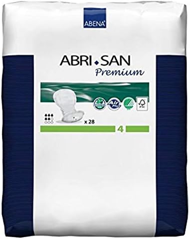 Abena Abri San 4 Premium Incontinence Pads (8″ x 17″) – Case of 168