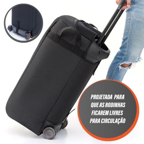 Capa Bolsa Case Triboshop Compatível com Jbl Partybox Stage 320 Espumada Proteção e Transporte Seguros Anti Impacto Alças Reforçadas