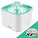 pedy Cat Water Fountain, Automatic Cat Flower Water Fountain, Pet Water Fountain for Cats and Dogs with Filter 4 Filters, Green (2.0L)
