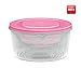 MILTON Mixing Bowl Set with Lids; Kitchen Food Storage Containers, Plastic Airtight Nesting Stackable Meal Prep, 6 Bowls & 6 Covers; No Spill Leakproof Lightweight - for Baking, Salad, Picnic (Pink)