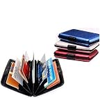 Aluminum Credit Card ID Holder / Wallet, Light Weight - BLUE