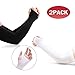 MIERES Arm Sleeves, Ice Silk UV Protection, Cooling Or Warmer Arm Sleeves, Sun Protection Arm Sleeves for Women Or Men, Cycling Basketball Outdoor Sporting