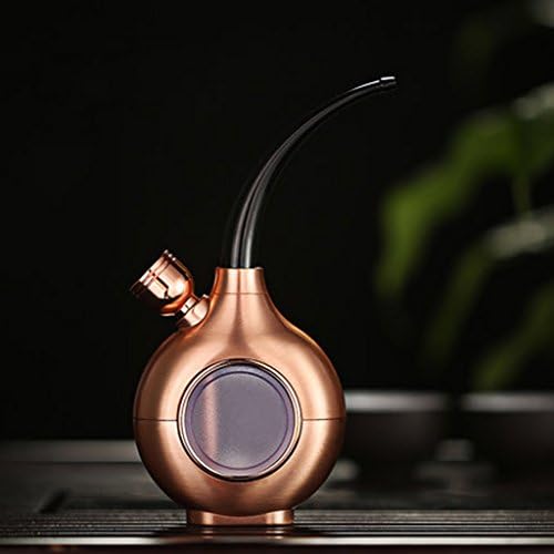Tobacco Pipes Liuyu · Living Home Water Can Be Cleaned Filter Cigarette Holder Smoke Pot Tobacco Bags Smoking Pipe Full Set (color : Gold)