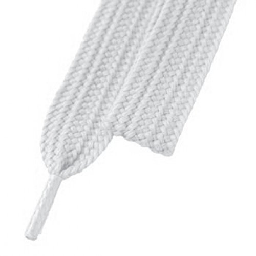 Hickory Brands Wide Shoe Laces - White (54")