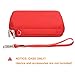 BOVKE 2-in-1 Carrying Case Compatible with Samsung T5 T3 T1 Portable 250GB 500GB 1TB 2TB SSD USB 3.1 Type C Hard Drive External Solid State Drives, Red