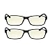 TruVision Readers Blue Light Blocking Reading Glasses 9604HP - 2 PK - Black - 1.75