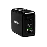Nekteck USB Type C Charger, 36W Dual USB Wall Charger with Quick Charge 3.0 Technology for S7/S7 Edge, LG G5, HTC 10, Nexus 6P, Nexus 5X and more (Black)