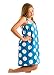 Bath Wrap for Girls Made in USA Aqua, Medium