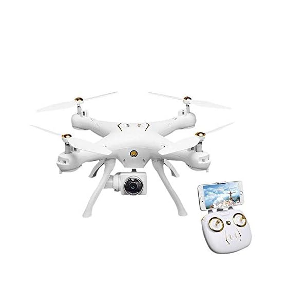 WEHOLY Spielzeug Modell 6 Achsen RC Aircraft 1080P HD-Kamera UAV-Drohne GPS Automatische Nachpositionierung Rückgabe für…