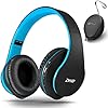 zihnic-Wireless-Over-Ear-Headset-with-Deep-Bass-Bluetooth-and-Wired-Stereo-Headphones-Buit-in-Mic-for-Cell-Phone-TV-PCSoft-Earmuffs-Light-Weight-for-Prolonged-Wearing-BlackBlue zihnic Wireless Over-Ear Headset with Deep Bass, Bluetooth and Wired Stereo Headphones Buit in Mic for Cell Phone, TV…