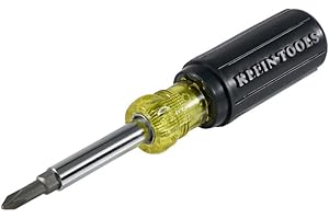 Klein Tools 32476 5-In-1 Multi-Bit Screwdriver / Nut Driver with 2 Slotted, 2 Philips, and 1 Nut Driver Tip