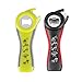 Bottle Opener, 2 Pack Liangxiang 5 in 1 Bottle Can and Jar Opener Aids wister Grip Lid Seal Remover Lid Twist Off For Kitchen Gadgets (Black&Green (2 Pack))