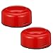 uxcell Tap Lights Battery Powered Touch Sensor LED Lamp Push Night Light Wireless Stick-on 1.8inch Red Colored 2 Packs for Closet Cabinet Bedroom Storage Shed Hallway Stair