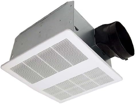 KAZE APPLIANCE SE110T Ultra Quiet 110-CFM 0.9-Sones Bathroom Exhaust Fan, White by KAZE Appliance, Inc.