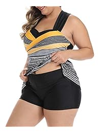 Bañador de dos piezas para dama con pantalón corto