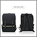 Casual School Backpack，Unisex Lightweight College Laptop Bag for School and Travel by WELMADE CHEX (black)