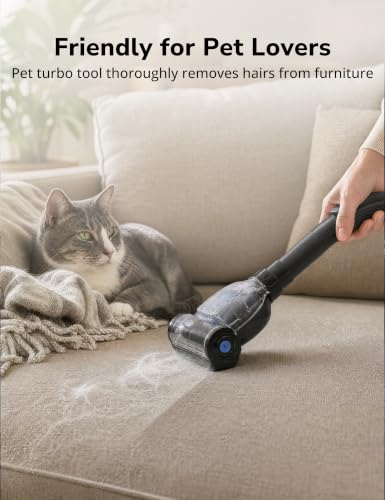 1700W Canister Vacuum Cleaner, 45Kpa Bagless Vacuum Cleaner, Multi-Cyclonic Filtration, 2 Anti-Allergen photo 11