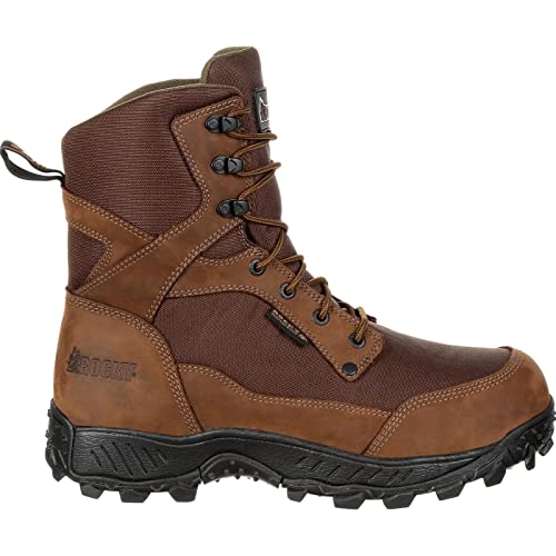 ROCKY Ridgetop 600G Insulated Waterproof Outdoor Boot, Brown, Size 9.5(W)