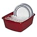 Sterilite 12-Quart Dish Pan, Classic Red, 12-Pack