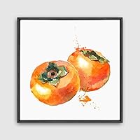 Framed Canvas Wall Art Vegetables Theme Design Canvas Prints Home Artwork Decoration for Living Room,Bedroom - 16x16 inches