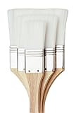 Loew-Cornell 1170 Brush Set, White Nylon, 3-Pack