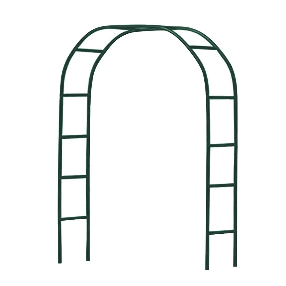 Photo 1 of (used)(unknown if complete) Newsmarts 7.9Ft Metal Garden Arch Army Green Garden Arbor for Climbing Plant Outdoor Wedding Party