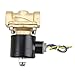 UEB 2W-200-20 3/4 Inch Brass Electric Solenoid Valve Water Air Fuels N/C DC 12V