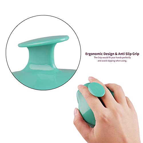 Hair Scalp Massager, BEAUTLOHAS. Shampoo Brush, Scalp Scrubber and Dandruff Brush for Scalp Care Hair Cleaning Shower, Neck and Body Massager, Soft Silicone Comb for Men, Women, Kids and Pets (Green)