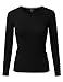 NINEXIS Womens Solid / Striped Knit Sweater with Cuff Buttons S-XL (30 Colors)