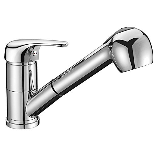 Single Lever Pull Out Spout Monobloc Kitchen Mixer Tap (56m04)