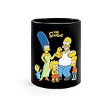 The Simpsons Family Black mug 11oz