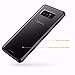 Samsung Galaxy Note 8 Case, EasyAcc Crystal Clear Slim Anti-Slip Anti-Scratch Cover Soft TPU Frame and Acrylic Hard Back Protective Shockproof Bumper Case for Galaxy Note 8 6.3'' - Black Frame