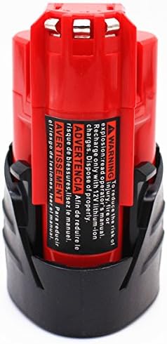 SANFUP 12V 3.0A Battery for Milwaukee M12 48-11-2401 48-11-2402 48-11-2412 48-11-2440 REDLITHIUM 12-Volt Cordless Milwaukee Tools Milwaukee 12V Lithium-ion Battery