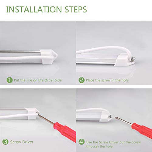 Qooltek Portable USB 30LED 3.5W Reading Strips Craft Light Eye-care LED Desk Reading Lamp with Cool White Color Light Great for Craft Table, Pianos,Work Tables,DJ's, Music Stands (Cool White) - Thumbnail 5
