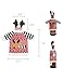 Christmas Reindeer Wine Bottle Cover, 2Pcs Knitted Ugly Sweater Covers for Christmas Decorations
