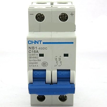 Chint Solar NB1-63DC 16A 500V DC MCB (Miniature Circuit Breaker)