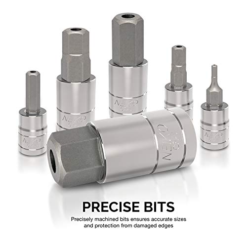 Neiko 01144A TamperProof Hex Bit Socket Set, 26 Pieces SAE (5/649/