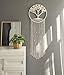 Mkono Macrame Tree of Life Dream Catcher Large Boho Wall Hanging Decor for Bedroom Dorm Room Decorations Handmade Home Ornament Birthday Festival Craft Gift, 13